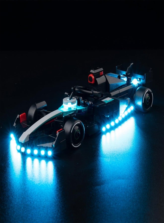 Kyglaring طقم إضاءة LED من Kyglaring متوافق مع مجموعة Lego 77244، ملحقات إضاءة لسيارة F1 W15، مصابيح فقط (النموذج غير متضمن)، إصدار كلاسيكي. - Image 1